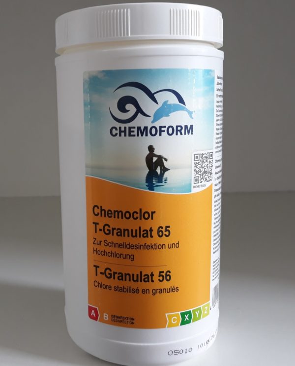 Chlore stabilisé en granulés